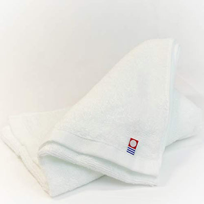 Soft Airy Washcloths 100% Cotton White 13" x 30" Sets of 1, 3, 5 and 10 Towels Made in Imabari Japan (1)