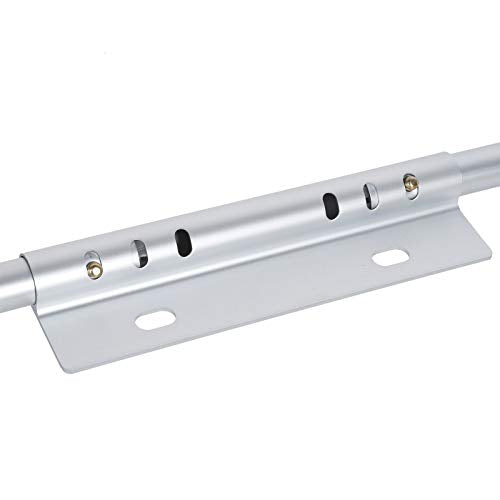 Luocute Toilet Safety Rail, Toilet Safety Frame Adjustable Height & Width Aluminum Alloy Supports 220lb with Non Slip Handles for Elderly Disabled
