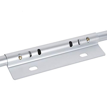 Luocute Toilet Safety Rail, Toilet Safety Frame Adjustable Height & Width Aluminum Alloy Supports 220lb with Non Slip Handles for Elderly Disabled