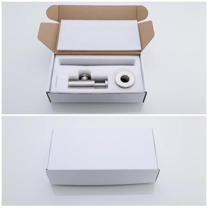 Bathroom Brass Contemporary Round Bottle P Trap 1-1/4, Lavatory Adjustable Basin Sink Waste Drain P-Trap Kit, General US Standard, Brushed Nickel SW-83888BN. - color: T02-brushed Nickel