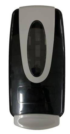 Wall Mounted Foaming Soap Dispenser, Black, 1000ML | Compatible with Aero Soap Bags, Compatible with Earth Force Soap Bags