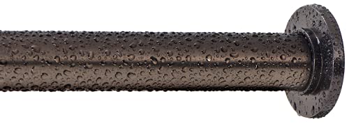 Ivilon Tension Curtain Rod - Spring Tension Rod for Windows or Shower, 16 to 24 Inch. Oil Rubbed Bronze ORB - color: Oil Rubbed Bronze