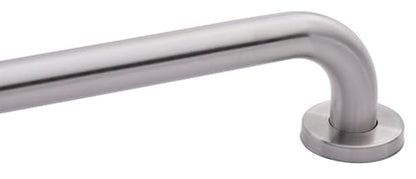 Commercial 24 Inch Stainless Steel Restroom Grab Bar, 1" Diameter Wall Mounted Grab Bar for Bathrooms and Showers - size: 24"
