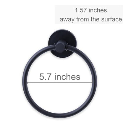 Magnetic Towel Ring Holder Hand Towel Rack for Kitchen Appliances | Securely Holds Damp Towels On Metal Appliances With A Rotatable Ring And Protective Magnet Design That Prevents Scratches.