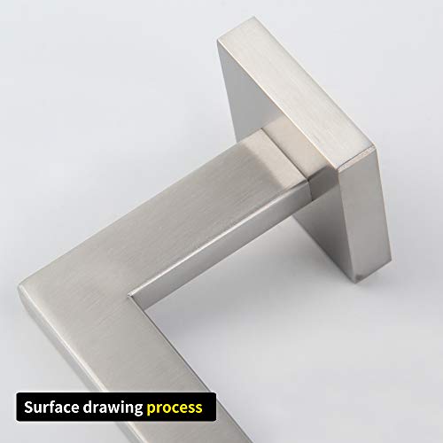 GERZWY SUS 304 Stainless Steel Hand Towel Holder Modern Bathroom Towel Ring Wall Mounted Brushed Finish IG1806-LS - color: Brushed