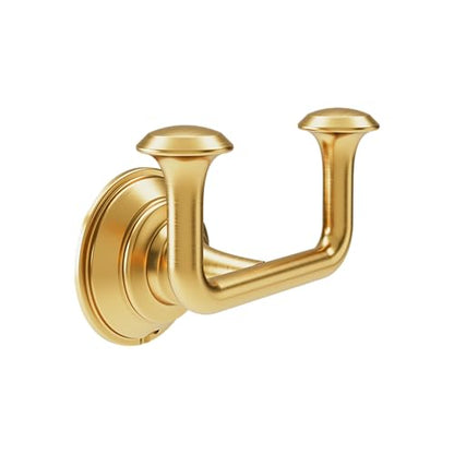 Symmons Braston Wall Mounted Double Robe and Towel Hook in Brushed Bronze - color: Brushed Bronze