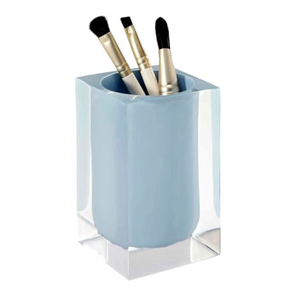 IZOD - Tumbler, Resin Multipurpose Countertop Accessories, Dorm Room Essentials, Modern Home Decor (Marina Collection, Blue)