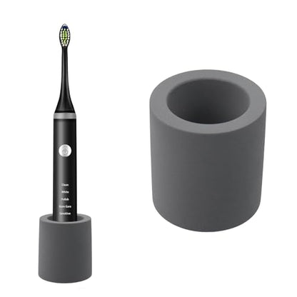 Toothbrush Holder | Diatomite Holder Stand for Bathroom Vanity Countertop Water Absorption Quick Drying Toothbrush Holder Stand