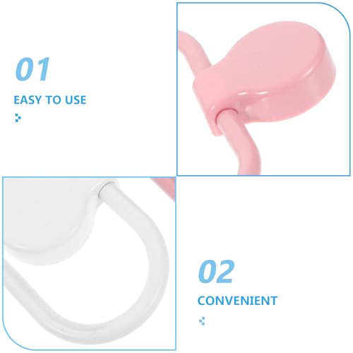 Generic 2pcs Self-Adhesive Hand Towel Rings Plastic Towel Holder for Bathroom and Kitchen Space-Saving Rustic Wall-Mounted