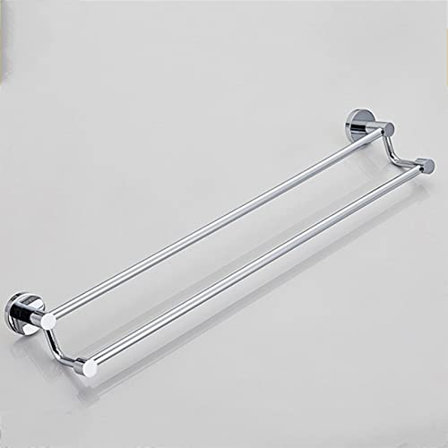 Wall Mounted Towel Holder, Double Pole Bathroom Hand Towel Holder, Stainless Steel Towel Bar, Kitchen Towel Rack, Multiple Uses 5 Sizes (Size : 70cm) - size: 70cm