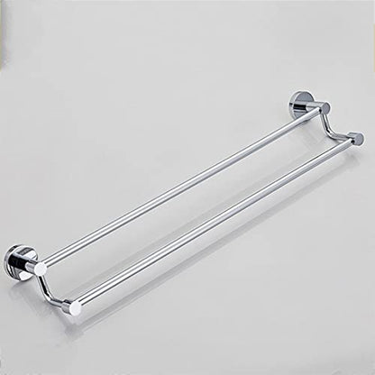 Wall Mounted Towel Holder, Double Pole Bathroom Hand Towel Holder, Stainless Steel Towel Bar, Kitchen Towel Rack, Multiple Uses 5 Sizes (Size : 70cm) - size: 70cm