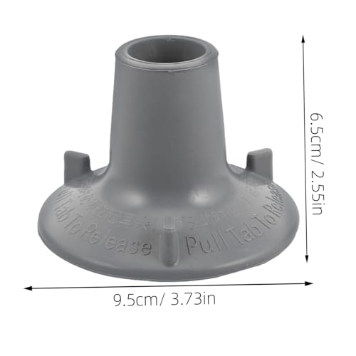 Didiseaon Large Suction Cup Foot Pads for Toilet Rail Accessories Sturdy Rubber Cushion for Enhanced Stability Comfort Versatile Fit for Shower Chairs and Bathroom Safety
