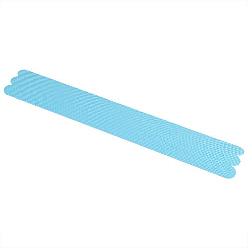 Anti-Skid Tape, 38x2cm Bathroom Anti Slip Tape Safety No Skid Strip Adhesive Sticker for Bathtub Ceramic Floor Bathrooms, Stairs, Decking(Blue) - color: Blue