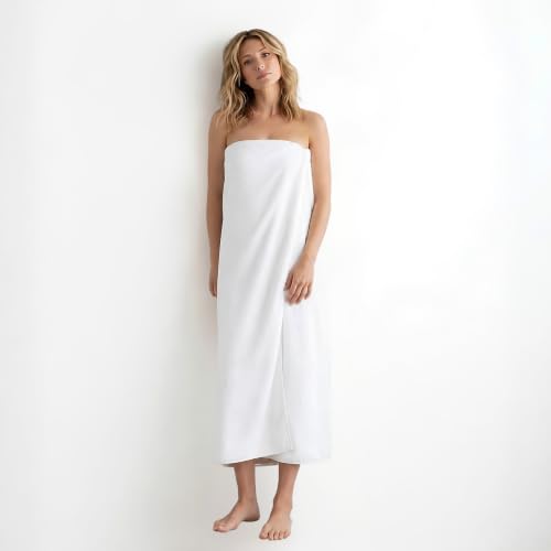 8-Pack Resort Spa Beach Club Jumbo Bath Sheets, 35 x 70", 600 GSM, 100% Ring-Spun Cotton Extra-Large Bath Sheets with Plush Comfort & High Absorbency, For Vacation Rentals & Luxury Suites, White - color: White, size: 35x70 Inches
