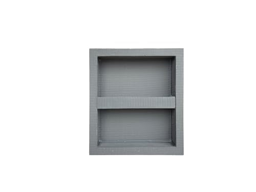 Ardex TLT 501 XPS Foam Waterproof Shower Niche 16"x16" w/ Adjustable Shelf | Prefabricated, Vapor-Resistant, Lightweight - with Alkali Resistant Fiberglass Mesh - for Tiled Shower Surrounds - style: TLT 501 -16 Inch x 16 Inch