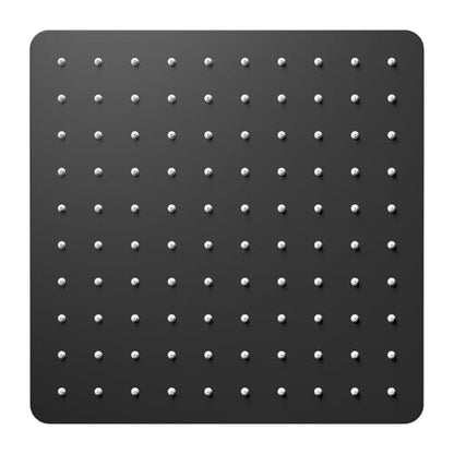 VBFF-Shower Head,rain shower head, 10 inch- Square Shower Head, 1.8 GPM Flow Rate, rainfall showerhead VBFF08(Matte Black) - color: Matte Black, size: 10 Inch