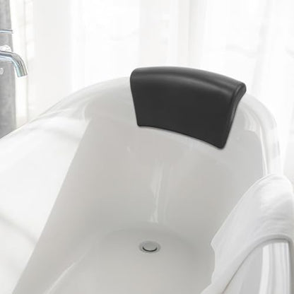 Didiseaon Non-Slip Bath Pillow for Tub with Head Neck Support, Anti-Slip Suction Cups, Comfortable Cushion for Relaxing Bathtub Use