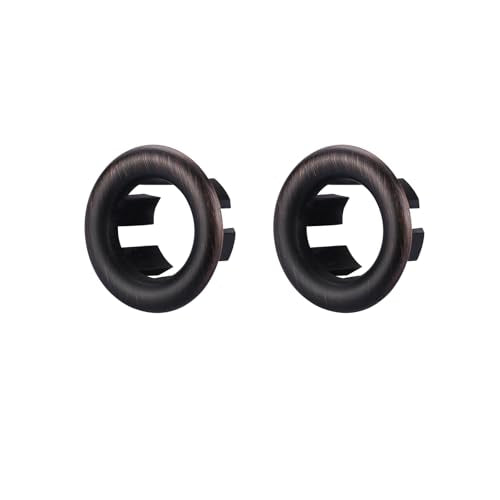 Sink Overflow Ring Oil Rubbed Bronze: ARCORA 2 Pack Bathroom Kitchen Sink Basin Trim Overflow Cover Hole Insert Cap - color: Oil Rubbed Bronze-2 Pack
