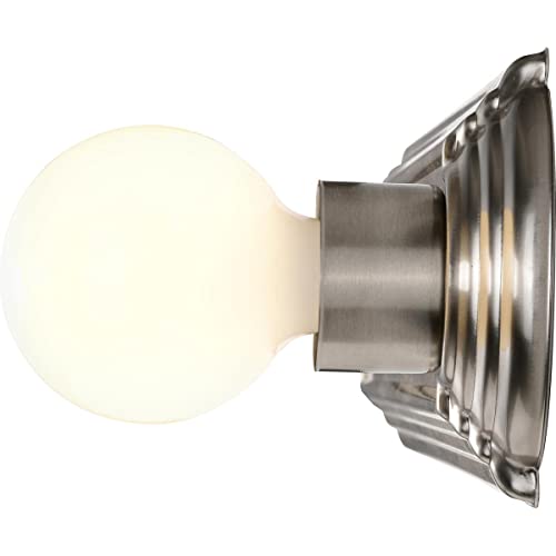 Nuvo Lighting 60/301 Transitional Four Light Vanity in Pwt, Nckl, B/S, Slvr. finish - color: Pwt, Nckl, B/S, Slvr., size: 4Lt Vanity Strip