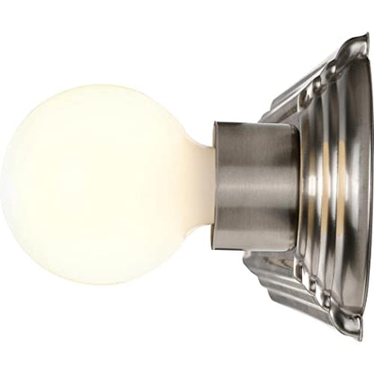 Nuvo Lighting 60/301 Transitional Four Light Vanity in Pwt, Nckl, B/S, Slvr. finish - color: Pwt, Nckl, B/S, Slvr., size: 4Lt Vanity Strip
