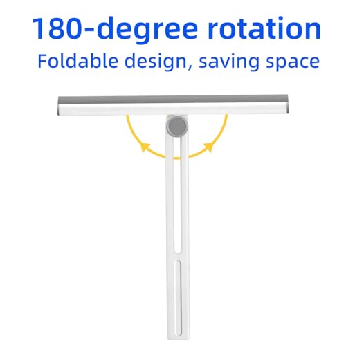Small Squeegee,Shower Squeegee for Glass Doors,Bathroom Squeegee for Shower Glass,Window Cleaning