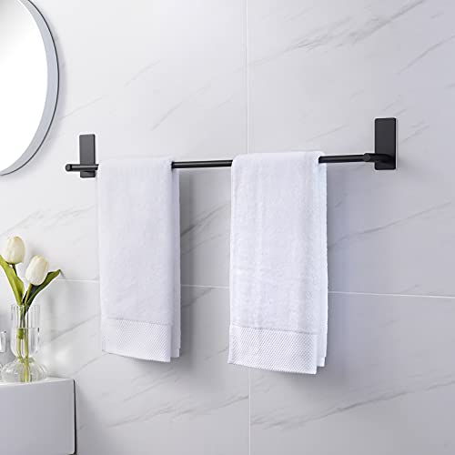 KES 30-Inch Towel Bar for Bathroom Self Adhesive Hand Towel Holder No Drill Wall Mounted SUS 304 Stainless Steel Matte Black, A7000S75B-BK - color: Matte Black, size: 29.5-Inch