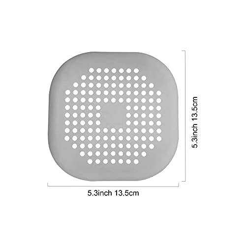 4 Pieces Drain Covers Hair Stopper for Shower Drain Bathtub Stopper Home Drain Protectors with Sucker Water Trap Sink Cover for Bathroom Bathtub and Kitchen (2 White+2 White) - color: 4 Pcs White