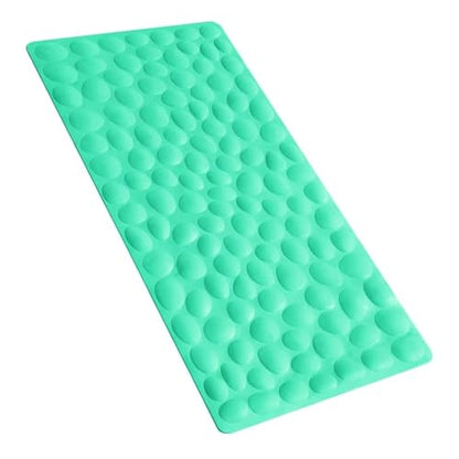 Non-Slip Bathtub Mat OTHWAY Soft Rubber Bathroom Bathmat with Strong Suction Cups (Fruit Green, 16x31.5 inch) - color: Fruit Green, size: 31.5" x 16" (Rectangular)