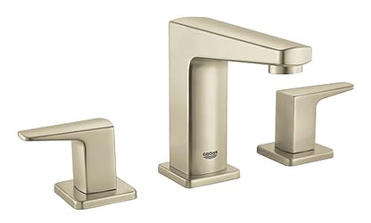 GROHE 20583EN0 Tallinn 8- Inch Widespread Two-Handle Bathroom Faucet, 1.2 GPM, Brushed Nickel - color: Brushed Nickel