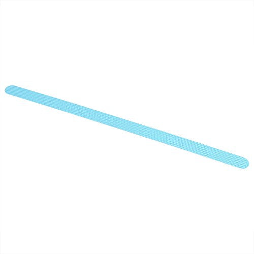 Anti-Skid Tape, 38x2cm Bathroom Anti Slip Tape Safety No Skid Strip Adhesive Sticker for Bathtub Ceramic Floor Bathrooms, Stairs, Decking(Blue) - color: Blue