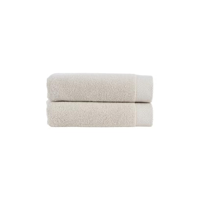 Christy Luxe 2 Piece Hand Towels Set| French Gray | Luxe Heavyweight 100% Turkish Cotton | Ultra Soft | Super Absorbent | 730GSM - color: French Gray, size: 2 Hand Towels