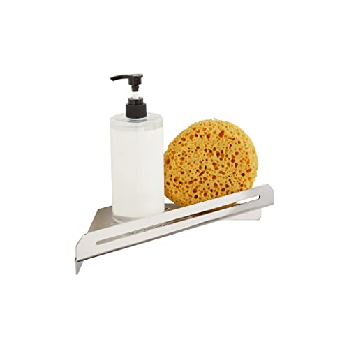 Seachrome 14" x 8" Corner Shower Shelf in a Polished Finish - color: Polished