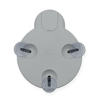Magnifying Lighted Mirror with Retractable Suction Cups by Zadro - color: Grey
