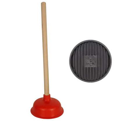 Toilet Plunger with Plunger Holder | Heavy Duty Bathroom Plunger Set for Toilet Repairable Blocked Toilets Sinks and Drains - color: Group 1
