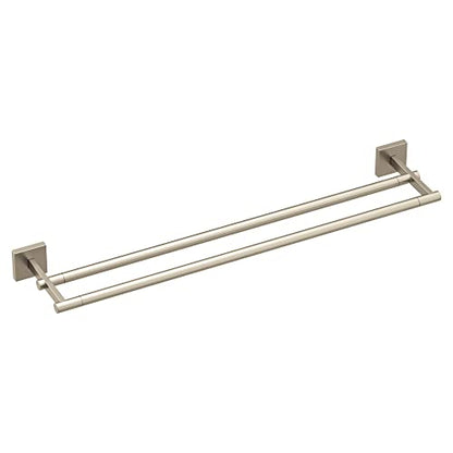 MoenTriva Brushed Nickel 24" Double -Towel Bar, BP1822BN - color: Brushed Nickel