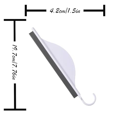Kitchen Squeegee, 5 Pcs Shower Glass Cleaner Squeegee with Hook for Cleaning Window, Sink, Bathroom