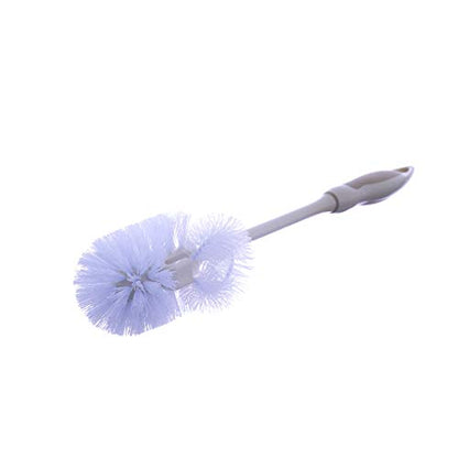 Superio Toilet Brush, Toilet Bowl Cleaning System with Scrubbing Wand, Under Rim Lip Brush for Bathroom - size: 1 Pack