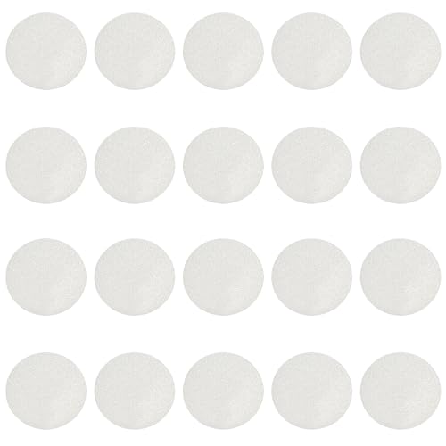 SANKEMU Transparent Non-Slip Bathtub Stickers, 20 PCS Shower Stickers for Safety Bathroom Tubs, Bathtub Non Slip Stickers and Adhesive for Bath Tub, Shower Floor(Round Shape, Clear) - size: 3.94 INCH X 3.94 INCH