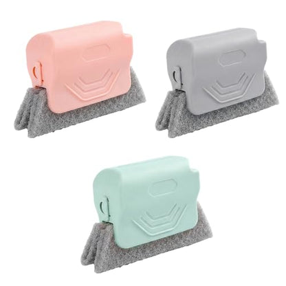 Runsgo Window Track Cleaner, Handheld Cleaning Brush Set, for Window Slides Grooves, Tile Grout Lines, Shutter Slats, Car Ac Vents & Narrow Gaps (Mixed, 3pcs) - color: Mixed, 3pcs