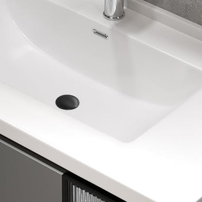 Bathroom Basin Drain With Strainer Basket For Countertop Bathtub, Brass And Ceramic Up Stopper(Black) - color: Black