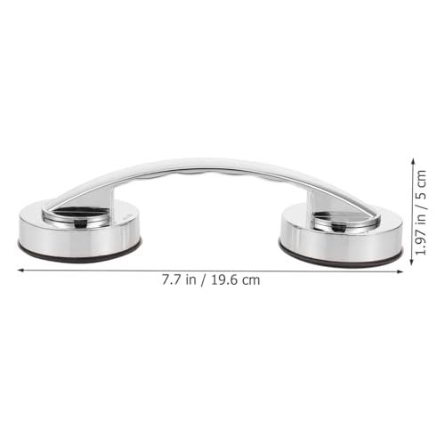 Amosfun Suction Grab Bar for Bathtubs and Showers Bathroom Bath Handrails Easy Install Suction Cup Door Handle 7.71 x 2.36 x 1.96 Inch