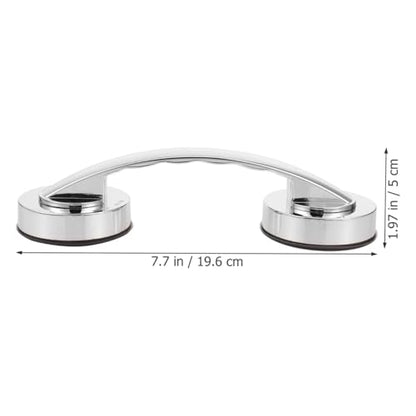 Amosfun Suction Grab Bar for Bathtubs and Showers Bathroom Bath Handrails Easy Install Suction Cup Door Handle 7.71 x 2.36 x 1.96 Inch