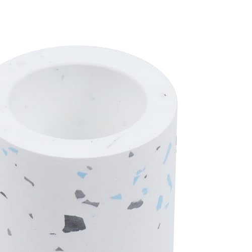 Drying Stone Toothbrush Holder, Diatomite Toothbrush Holders | Bathrooms, Quick Drying Diatomaceous Earth Bathroom Sink Organizer, Electric Brush and Toothpaste Holder Cup (Starry sky) - style: Starry sky