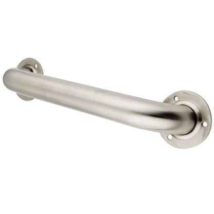 Kingston GB1212ES Stainless Steel Grab Bar, Brushed Stainless Steel | Made to match 12" x 1-1/2" O.D grab bar; Compliant with ADA standard; Corrosion-resistant finish - size: 12-Inch Grab Bar with 1.5-Inch Outer Diameter, style: GB1212CT -Concealed Flange
