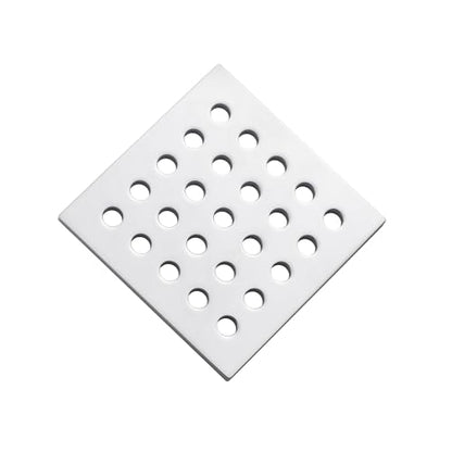 3.75 Inch Square Shower Drain Cover 95MM Floor Drain Grate (Chrome) - color: Chrome