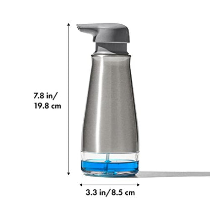 OXO Good Grips Foaming Soap Dispenser - color: Stainless Steel, style: Foam Soap Dispenser