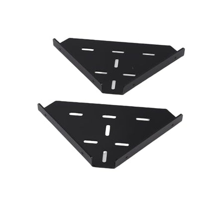 Brrnoo Shower Corner Shelf Matte Black Acrylic Wall Mounted Floating Shelf for Bathroom Kitchen Organizer Storage Space Saver Durable Rustproof Modern Stylish Design