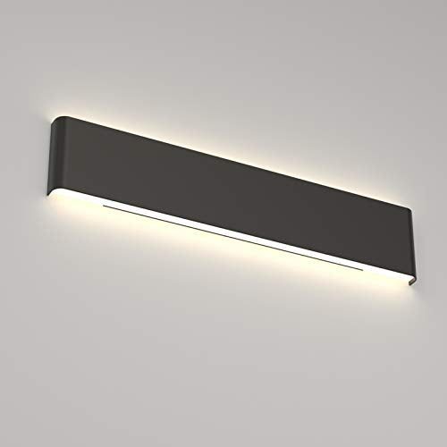 Ralbay 24W Vanity Lights Fixtures 27.9IN Natural White 4000K LED Bathroom Vanity Lights - Simple Make-Up Wall Light Wall Sconce Mirror Light Picture Front Lamp - color: Black-Natural White, size: 28 inch