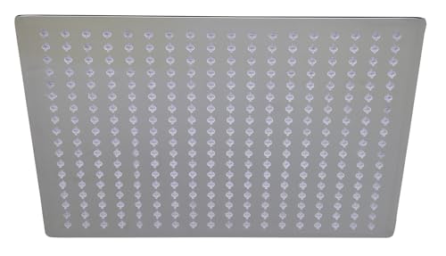 ALFI Brand RAIN16S-BSS Stainless Steel 16" Square Ultra Thin Shower Head - color: Brushed Stainless Steel