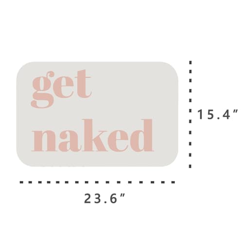 Get Naked Patterns Diatomite Stone Bath Mat Shower Mat Quick-Dry, Non-Slip, Easy to Clean for Bathroom Floor - color: Pink